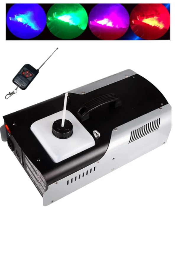 Quenlite QL-2000RGB Sis Makinası LED Işıklı 2000 Watt Uzaktan Kumandalı - 3