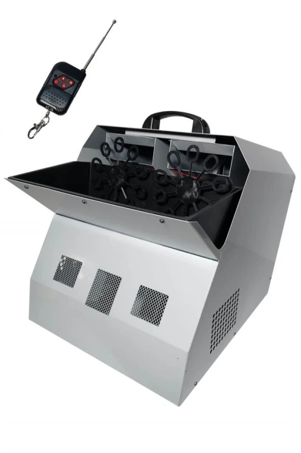 Quenlite QB-1200LK Bubble Machine Baloncuk Makinesi Uzaktan Kumandalı 1200 Watt (LİKİT DAHİL) - 3