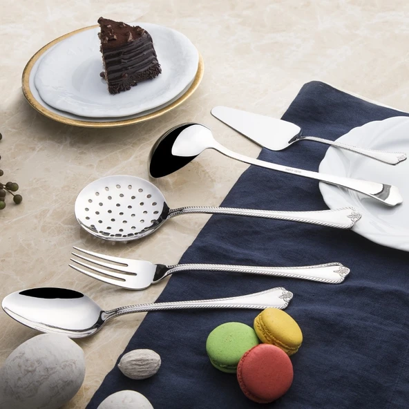 Nehir Fulya Saten Servis Takımı - 5 Parça ürün görseli 1