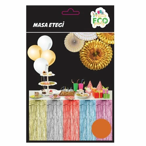Masa Eteği Metalize 65*200cm Rose Gold ürün görseli