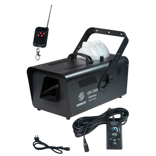 Quenlite QM-2000 DMX512 Kar Makinası 2000 Watt Uzaktan Kumandalı