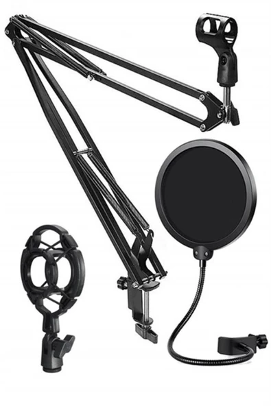 Lastvoice NB39HYP Set Stüdyo Mikrofon İçin Stand Shock Mount Filtre (35X35 CM) ürün görseli 1