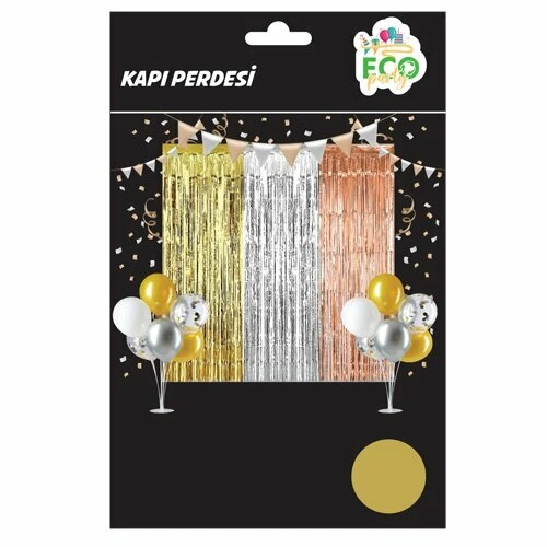 Folyo Perde 100*180cm Altın
