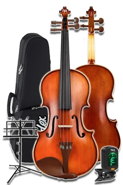 Midex GLA-124X SET Profesyonel Üst Kalite GÜL Ağacı Keman 4/4 Tam Boy - Resim 3