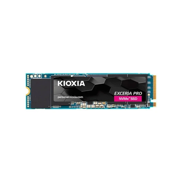 Kioxia 1TB Exceria PRO Serisi NVMe M.2 SSD 7300MB/s Okuma / 6400MB/s Yazma