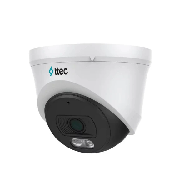 Ttec IPDP-2330M-M(B) Dahili Mikrofon 2MP 2.8 mm Sabit Lensli IR IP Dome Kamera