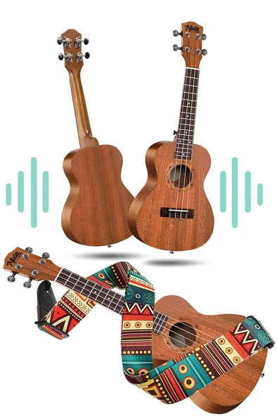 Midex SP-21MC Set Maun Soprano Ukulele (Softcase Tuner Capo Metod Nota Sticker Askı Pena) - 3