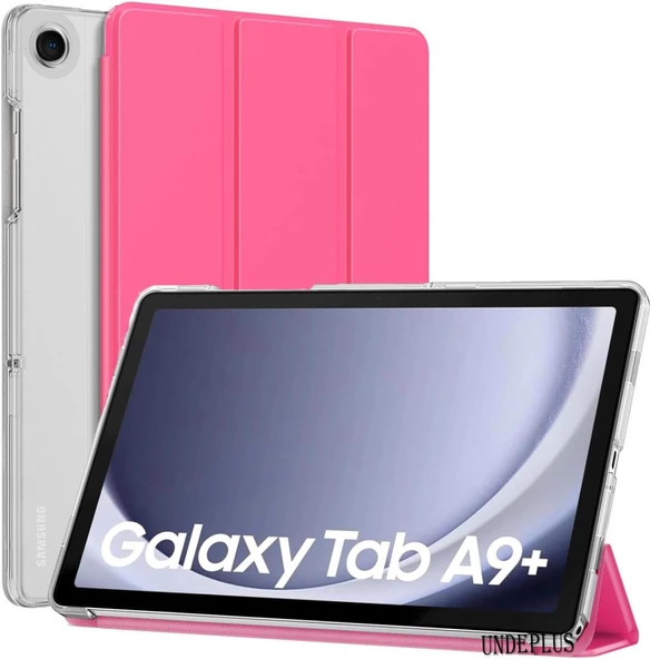 Samsung Galaxy Tab A9 Plus X210 X213 X215 X217 Kılıf PU Deri Smart Standlı Case - 8