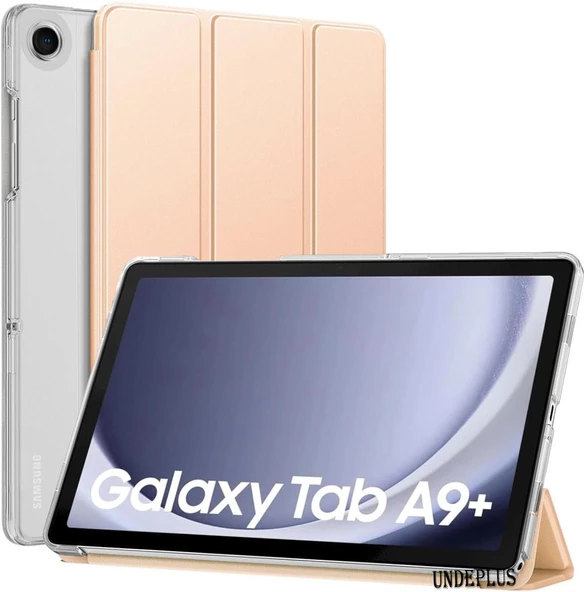 Samsung Galaxy Tab A9 Plus X210 X213 X215 X217 Kılıf PU Deri Smart Standlı Case - 2