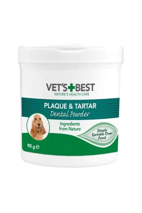 Vets Best Vets Best Köpekler Için Deniz Ve Spirulina Yosunu Özlü Plak Ve Tartar Önleyici Ağız Bakım Tozu 90gr