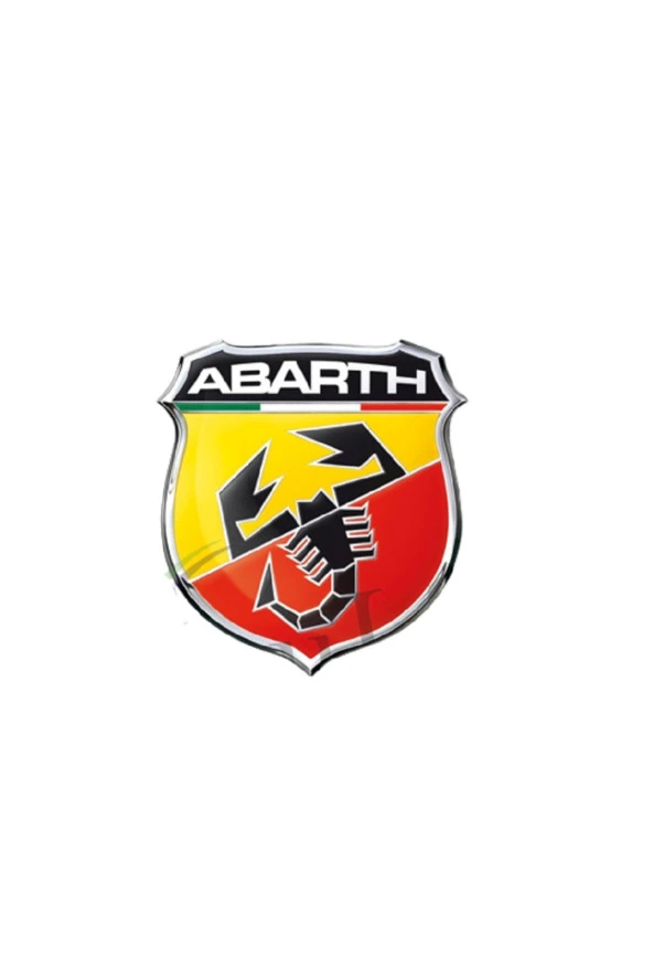 Etiketçilere Özel Abarth Logo Alüminyum - Arma Abarth Sticker Metalize