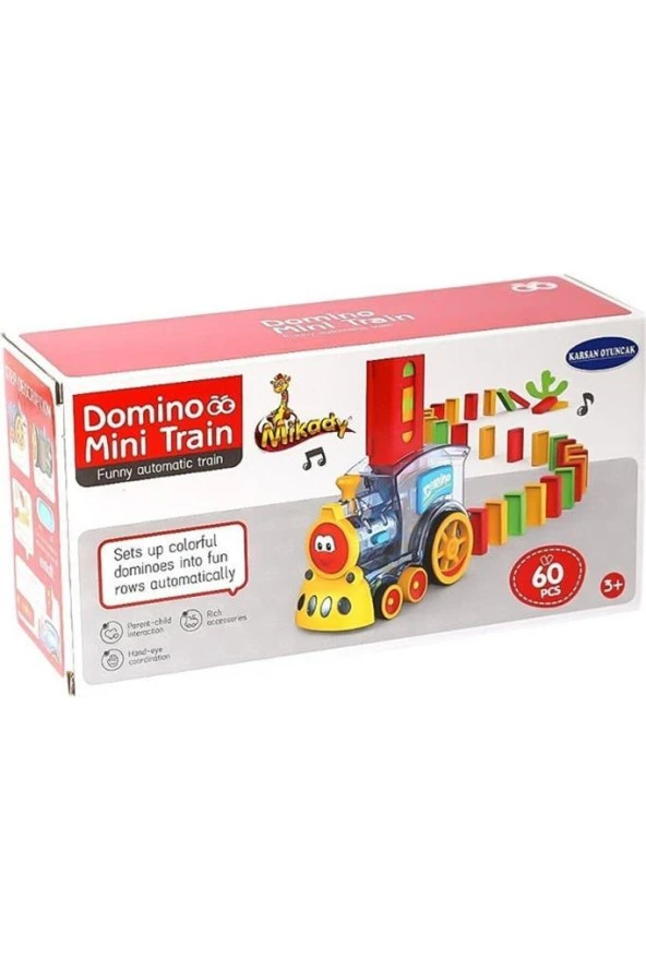 Karsan 660B DOMINO TREN, 60 Parçalı Oyuncak Tren