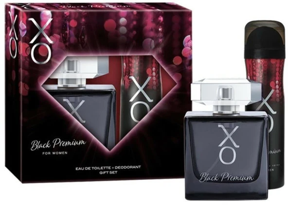 Xo Edt Kadın Black Premium 100 ml+Deo 125 ml