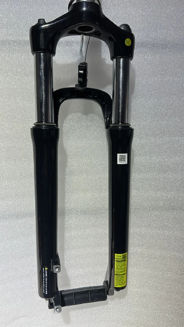 SR SUNTOUR 27.5"  SF15 XCM-RL D Fren Gidondan Kilitli Amortisötlü Maşa - Parlak Siyah - 4