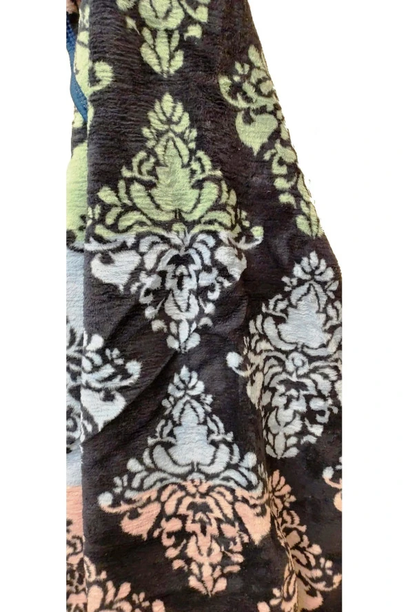 Algelsineve Sanatsal Çift Kişilik Peluş Battaniye - Resim 2