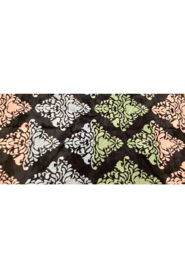 Algelsineve Sanatsal Çift Kişilik Peluş Battaniye - Resim 3