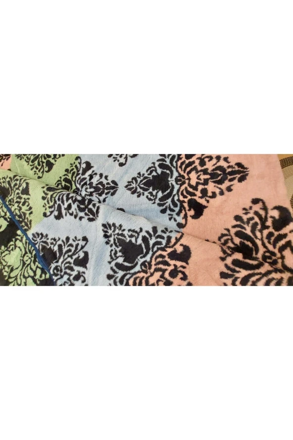 Algelsineve Sanatsal Çift Kişilik Peluş Battaniye - Resim 4