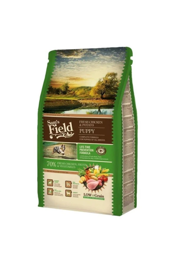 Sam´s Field Fresh Chicken & Potato Puppy 2,5 kg SKT: 02/2026 - 2