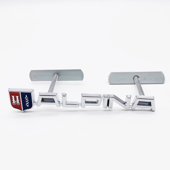 ALPİNA BMW METAL ÖN PANJUR LOGO - Resim 2