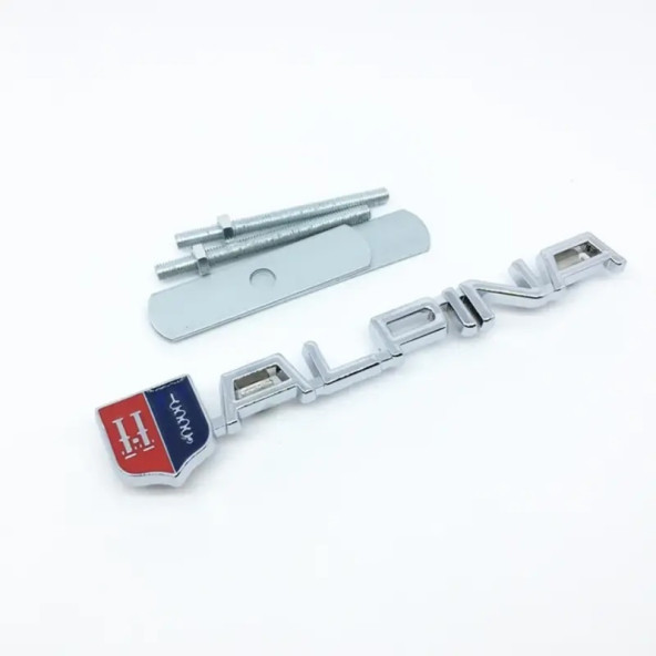 ALPİNA BMW METAL ÖN PANJUR LOGO - Resim 3