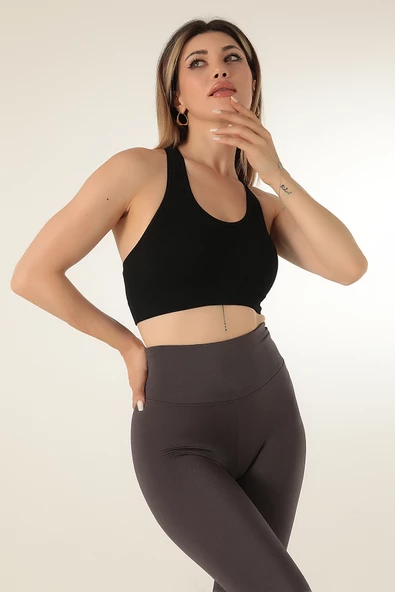 DoReMi Seamless Örme Çapraz Askılı Büstiyer - 11