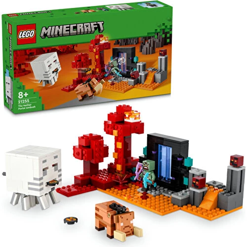 LEGO Minecraft 21255 Nether Geçidi Pususu (352 Parça) ürün görseli 1