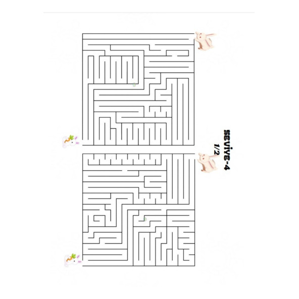Normal Seviye Labirent Bulaca Kitabı (Kalem Hediyeli) - 2