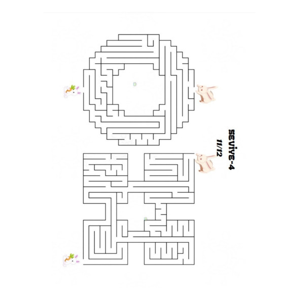 Normal Seviye Labirent Bulaca Kitabı (Kalem Hediyeli) - 3