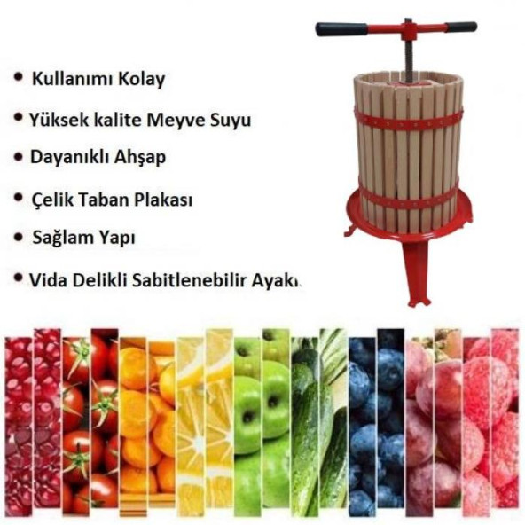 Fenglin FP 18 18 lt Ahşap Meyve Sıkma Pres Makinesi - 2