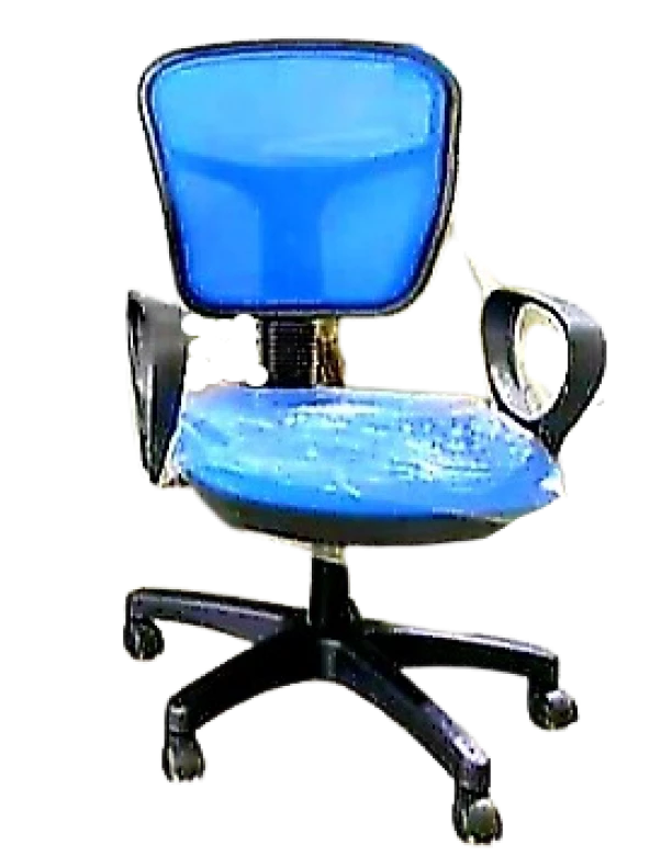 Çalışma Koltuk 17407 Model Poliüretan MAVİ Amortisör Ort Sağlam Sırt Klima Kumaş - 8