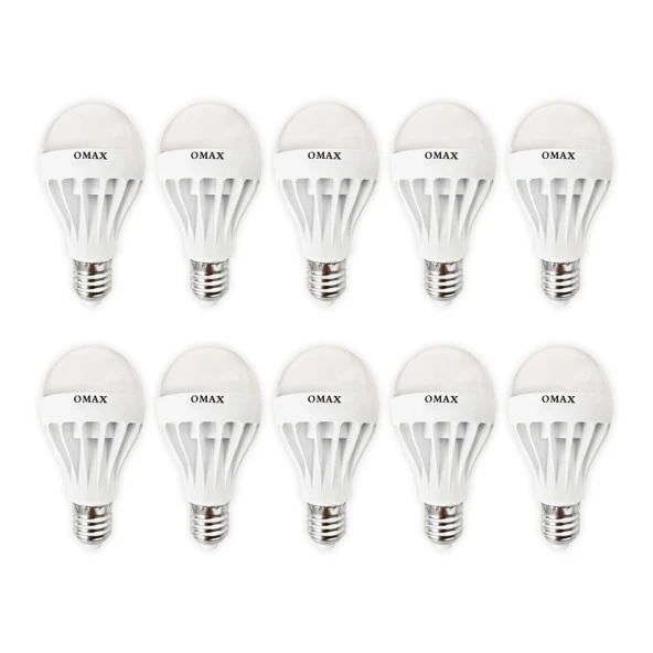 Omax 5W Tasarruflu Led Ampul 10lu