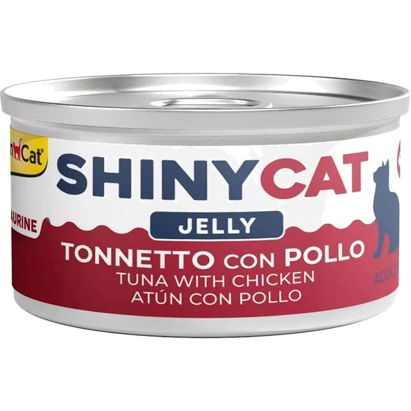 Gimcat Shiny Cat Jel İçinde Ton Balıklı ve Tavuklu Konserve 70 gr