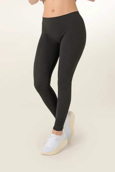 DoReMi Çizgili Rahat Günlük Tayt - Resim 9