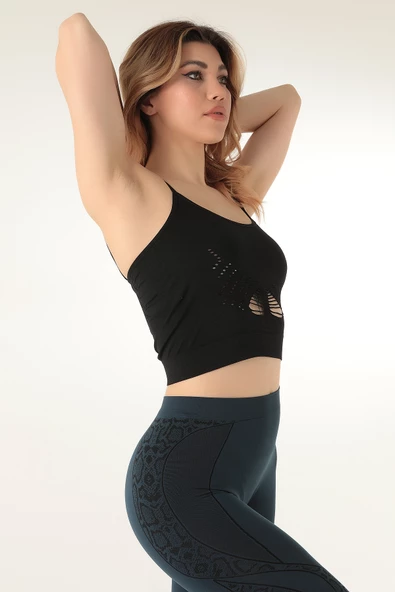 Miorre İnce Askılı Desteksiz Seamless Spor Büstiyer - 6