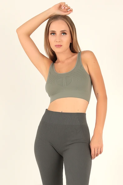 Miorre İnce Askılı Desteksiz Seamless Spor Büstiyer - 10