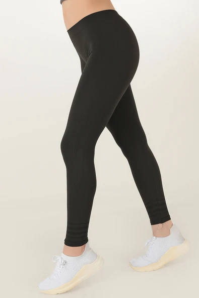 DoReMi Çizgili Rahat Günlük Tayt - Resim 12