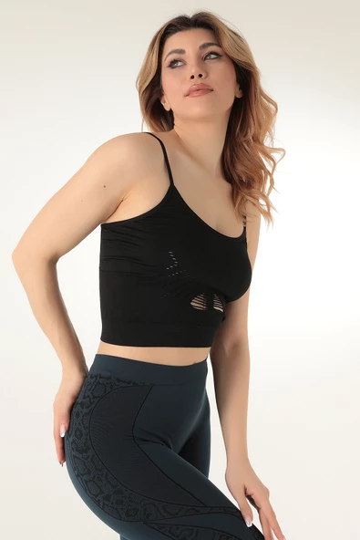 Miorre İnce Askılı Desteksiz Seamless Spor Büstiyer - 4