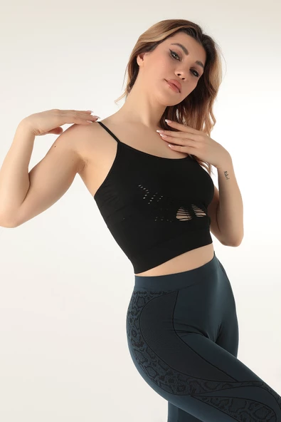 Miorre İnce Askılı Desteksiz Seamless Spor Büstiyer - 2