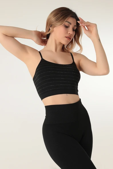 Miorre Seamless İnce Askılı Simli Büstiyer ürün görseli