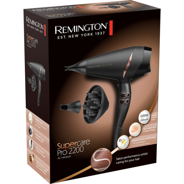 Remington AC7200 Süpercare Pro 2200 W Saç Kurutma Makinesi