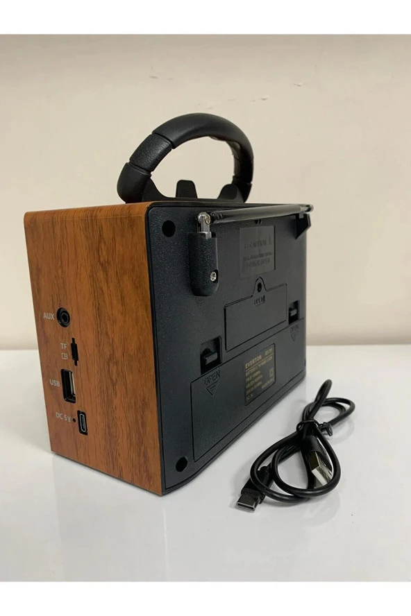 Everton Radyo - Am - Sw - Usb - Tf Card - Aux Nostaljik Radyo - 3