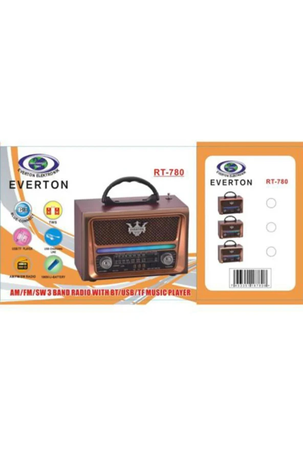 Everton Bluetooth - USB - SD - FM Nostaljik Radyo