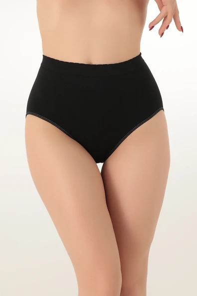 Miorre Yüksek Bel Dikişsiz Nefes Alan Konforlu Kadın Külot ürün görseli 1