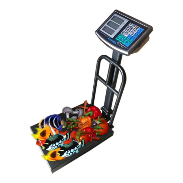 Teknika Elektronik Dijital Kantar Terazi 300 kg Mavi Teknika - 2