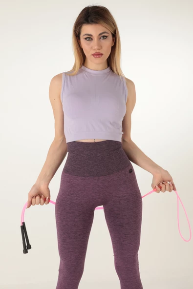 Mio Studio Turtleneck Sports Crop-21855 - 5