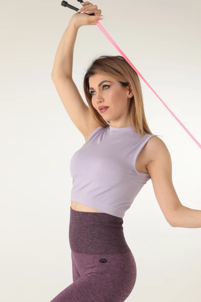 Mio Studio Turtleneck Sports Crop-21855 - 1
