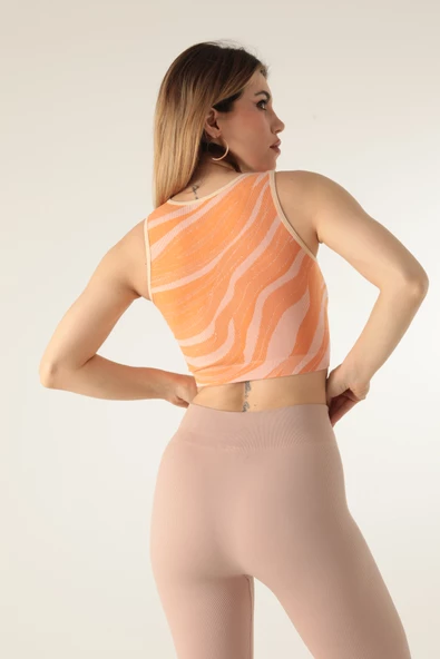 Miorre Fitilli Desenli Desteksiz Büstiyer - 8