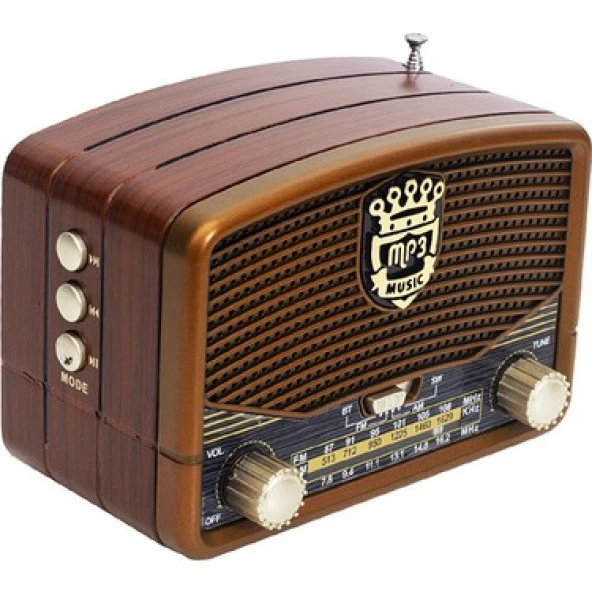 Everton Bluetooth Fm - Usb - Tf - Aux Nostaljik Radyo