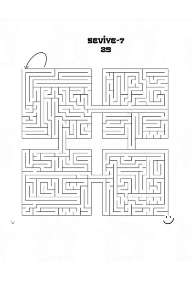 Çok Zor Seviye Labirent Bulaca Kitabı (Kalem Hediyeli) - 4