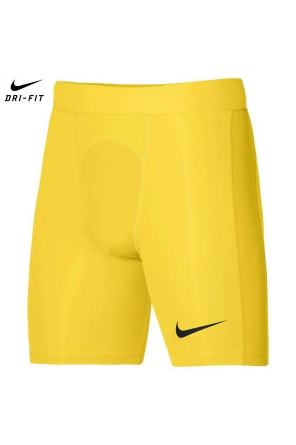 Nike M Nk Df Strıke Np DH8128-719 Sarı Erkek Şort
